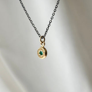 Petite Star Emerald Necklace