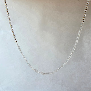 Rose Quartz Hematite Necklace- one of a kind