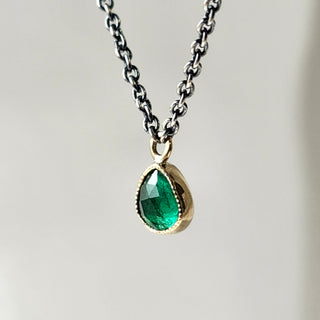 Juicy Emerald Drop Necklace