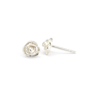 Marmalade Designs Sterling Silver "Rose" Sculpted Studs