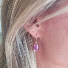 Load image into Gallery viewer, African Ruby Drop Earrings