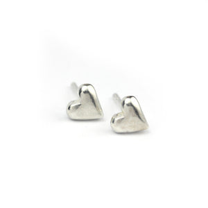 Marmalade Designs Sterling Silver "Heart" Sculpted Studs