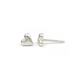 Marmalade Designs Sterling Silver "Heart" Sculpted Studs