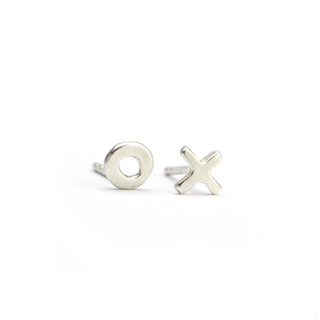 Marmalade Designs Sterling Silver "X + O" Sculpted Studs