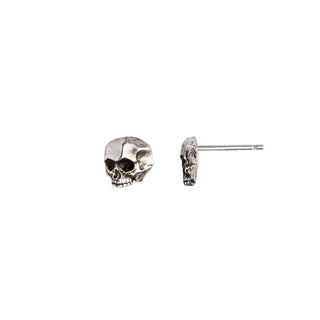 Skull Symbol Stud Earrings