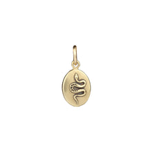 Load image into Gallery viewer, Bronze Petite Oval Charms