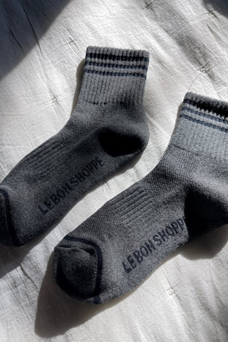 Le Bon Shoppe Girlfriend Socks - Soot