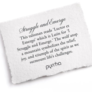 Struggle and Emerge Talisman Necklace
