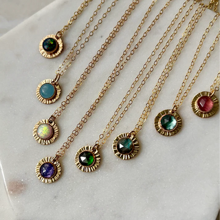 Aura Birthstone Necklace