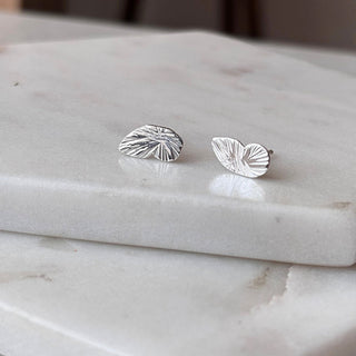 14K Gold Filled Butterfly Wing Stud Earrings