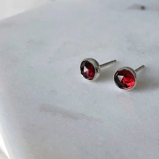 Garnet Studs