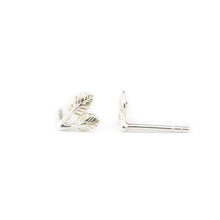 Load image into Gallery viewer, Marmalade Designs Stirling Silver &quot;Tea Leaf&quot; Sculpted Studs