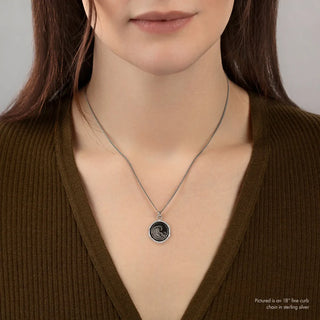 Wave Bronze Talisman Necklace