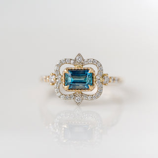 Prismatic Montana Sapphire Ring