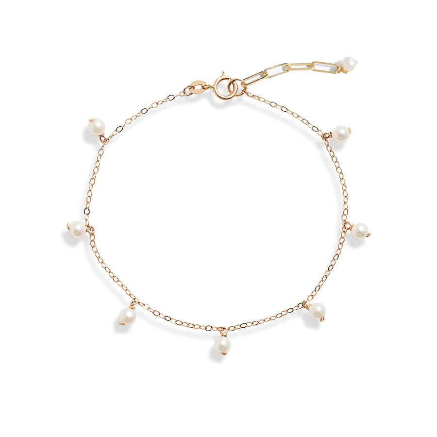 Poppy Finch Baby Pearl Station Anklet