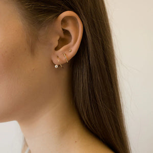 Poppy Finch Spiral Pearl Earrings