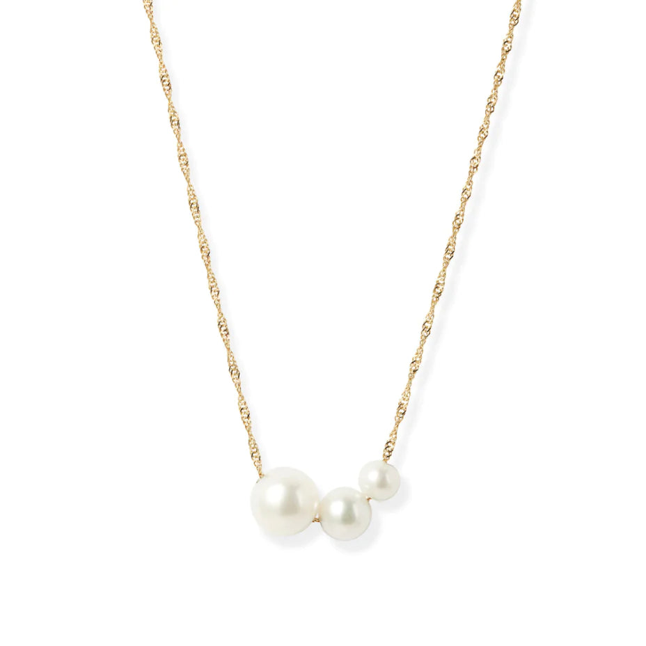 Poppy Finch Gradual Pearl Pendant Necklace