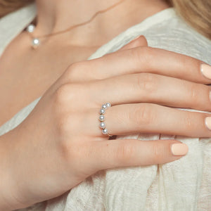 Poppy Finch Pearl Shimmer Ring