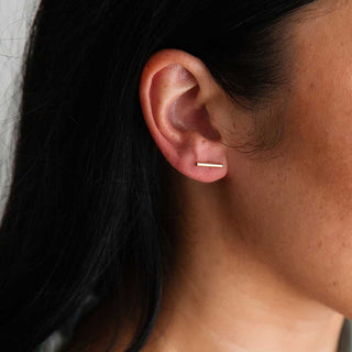 14K Gold-Filled and Silver Stick Studs