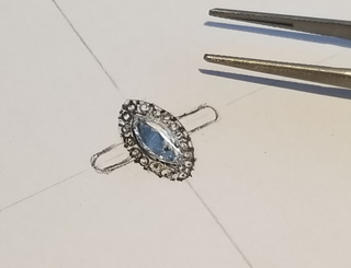 Modern Vintage Inspired Marquise Diamond Ring