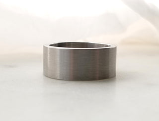 Stainless Steel Plain Wide Band