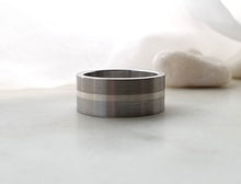 Load image into Gallery viewer, Titanium And Stainless Steel Band