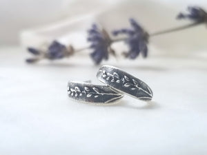 Marmalade Designs Sterling Silver "Lavender" Botanical Earrings