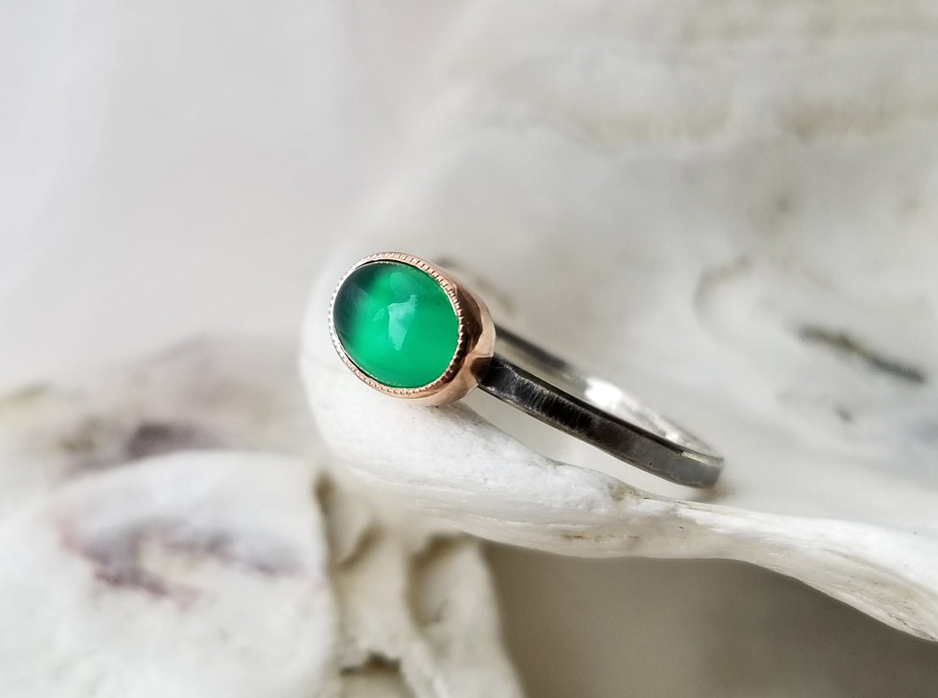 Green Onyx Ring