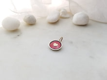 Load image into Gallery viewer, Burgundy Heart Pendant