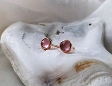 Load image into Gallery viewer, Pink Spinel Stud Earrings