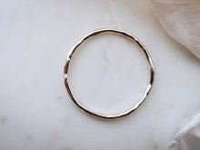 Load image into Gallery viewer, Large Sterling Silver Melt Bangle