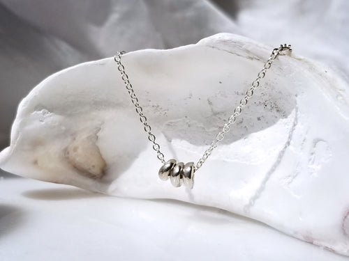 Johanna Brierley Three Baby Luck Lucky Stone Necklace