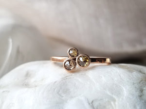 Trio Cluster Diamond Ring