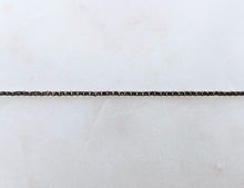 Load image into Gallery viewer, 18 Inch Oxidized Sterling Silver Tiny Rolo Chain - N7332-LT
