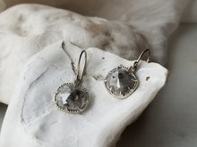 Load image into Gallery viewer, Salt &amp; Pepper Diamond Drop Earrings