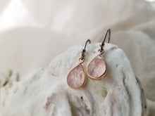 Load image into Gallery viewer, Juicy Morganite Drop Earrings