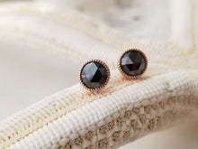 Load image into Gallery viewer, Black Diamond Stud Earrings