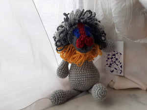Crochet for Good Zeus the Mandrill Monkey