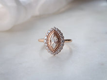 Load image into Gallery viewer, Rose Cut Marquise Diamond Ring