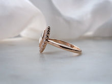 Load image into Gallery viewer, Rose Cut Marquise Diamond Ring