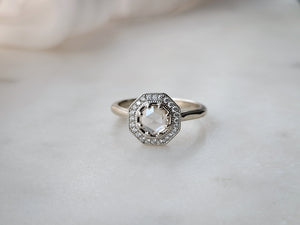 Rose Cut Diamond Ring