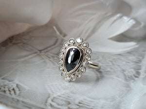 Black Diamond Statement Ring