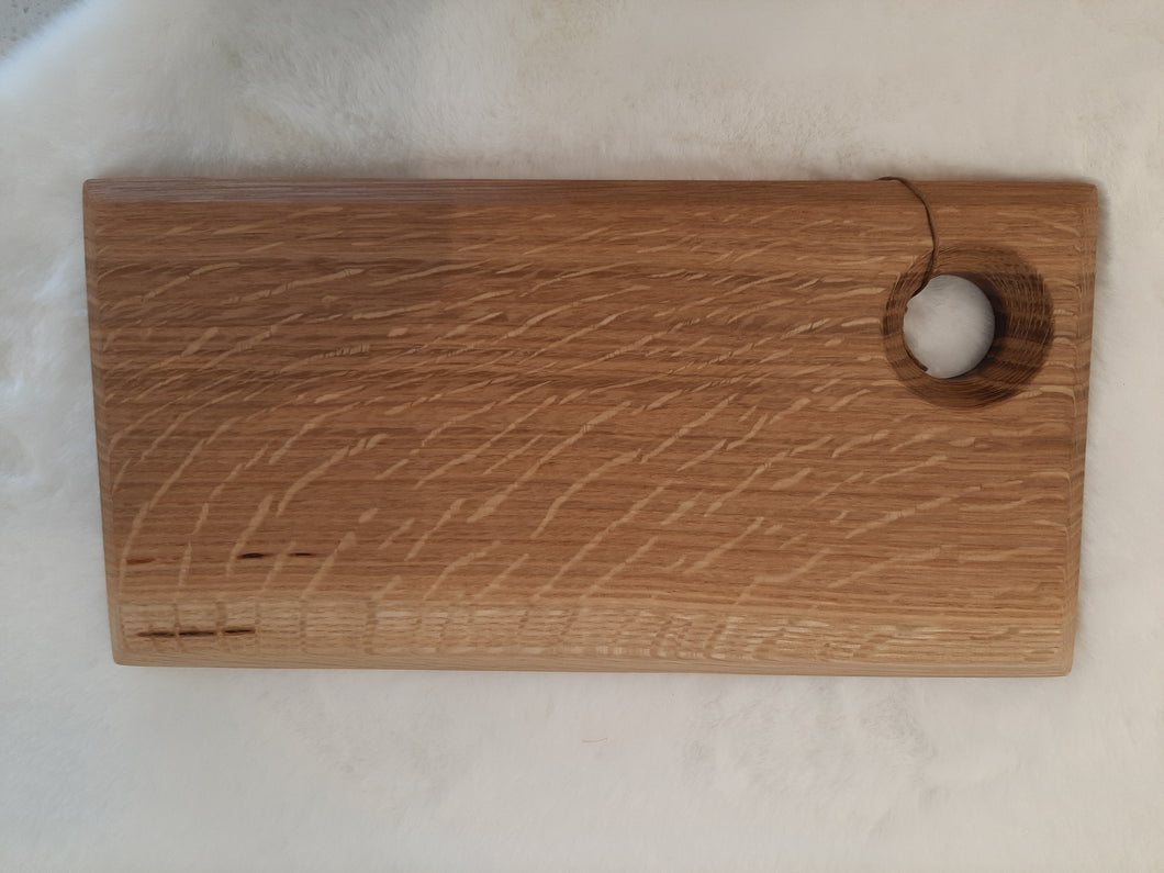 CB Custom Woodworks - Quarter Sawn White Oak Charcuterie Baby Board BB3