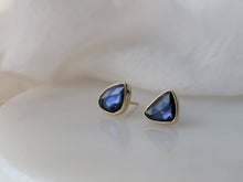 Load image into Gallery viewer, Blue Sapphire Juicy Stud Earrings