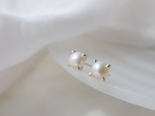 Load image into Gallery viewer, Sterling Silver Freshwater Pearl Studs