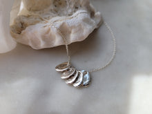 Load image into Gallery viewer, Silver &quot;Jazz Hands&quot; Lucky Stone Necklace