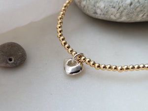 Thin Stretchy Single Lucky Stone Bracelet