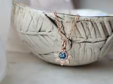 Load image into Gallery viewer, Round Teal Montana Sapphire Pendant