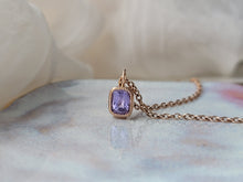 Load image into Gallery viewer, Lavender Purple Sapphire Pendant
