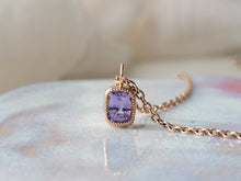 Load image into Gallery viewer, Lavender Purple Sapphire Pendant